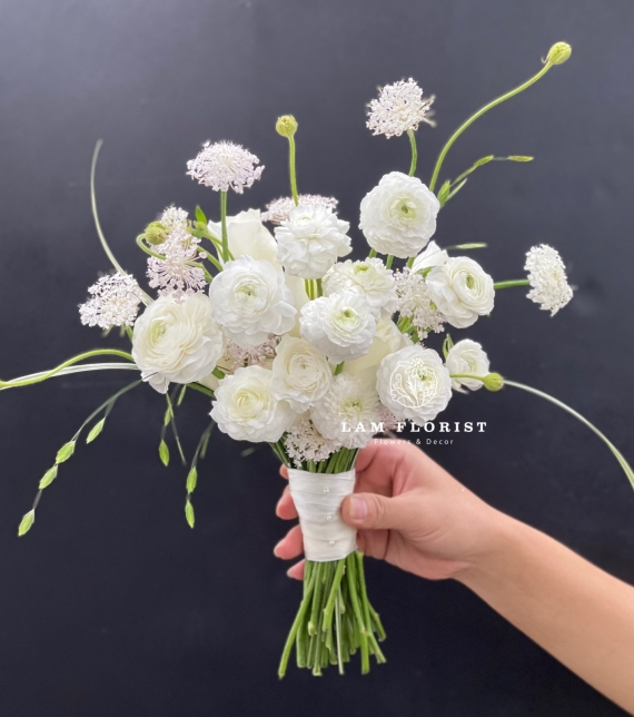 Hoa Cô Dâu “Tinh Khôi” – Mao Lương Mix Thuý Châu