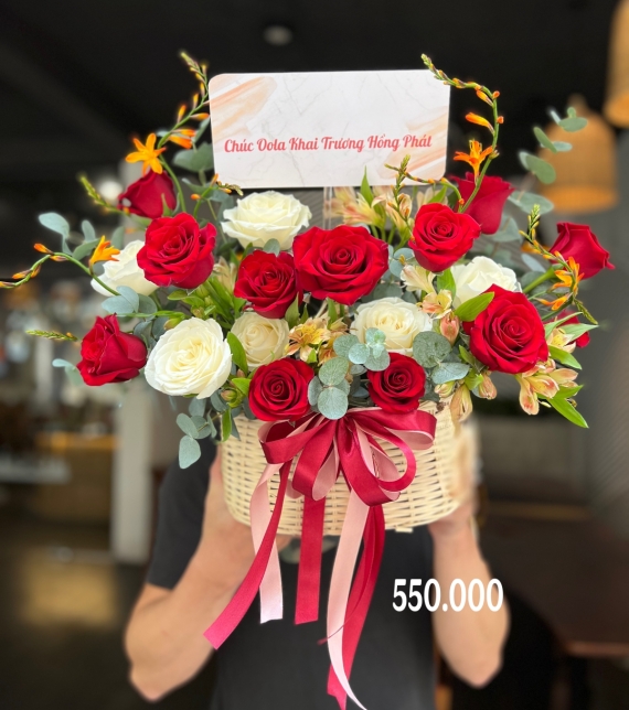 Hộp Hoa “Hồng Vượng Khai”