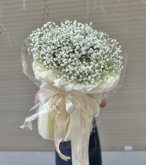 Bó Hoa Baby Trắng Tinh Khôi