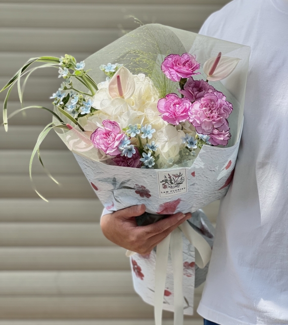 Bó hoa mix nhẹ nhàng