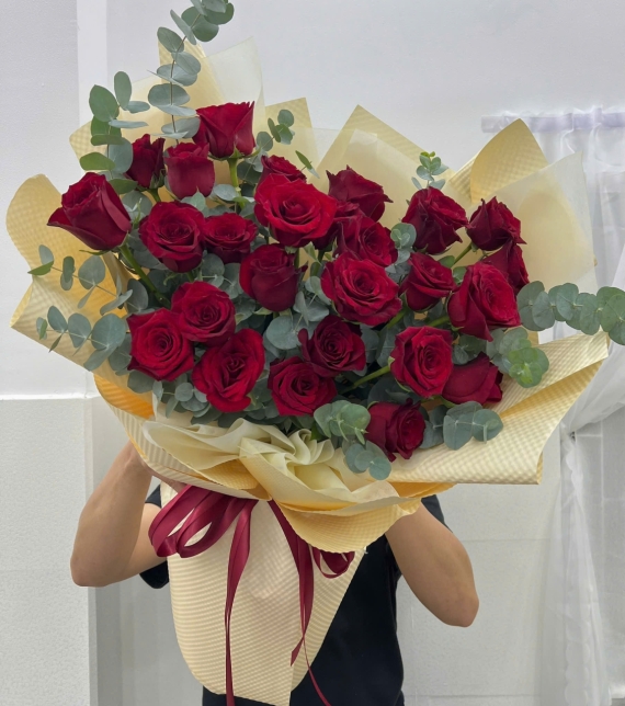 Bó hoa hồng Ecuador Đà Lạt