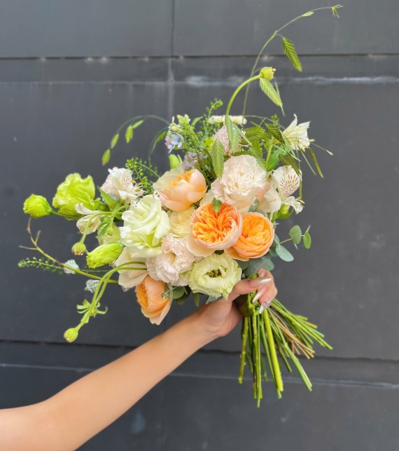 Hoa cưới mix tự nhiên