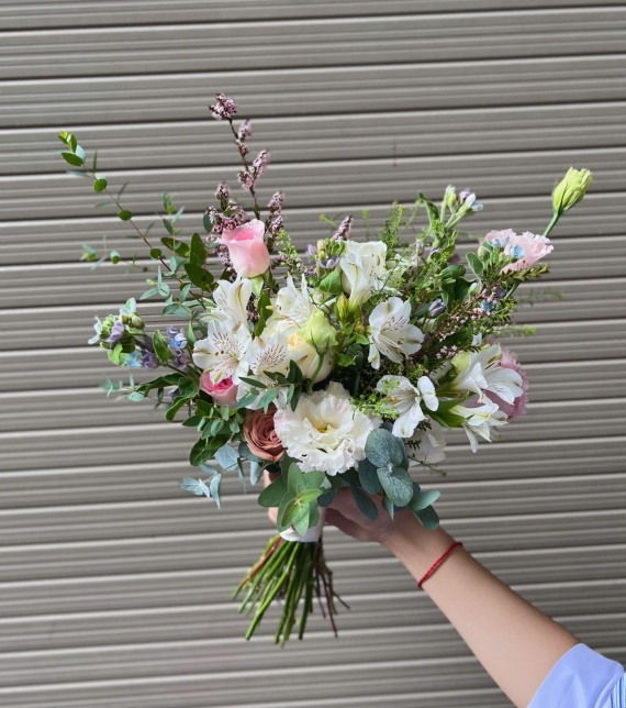 Hoa cưới mix tự nhiên 02