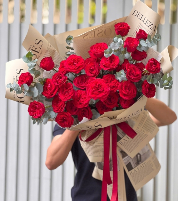 Bó hoa Ohara Đỏ 30 cành