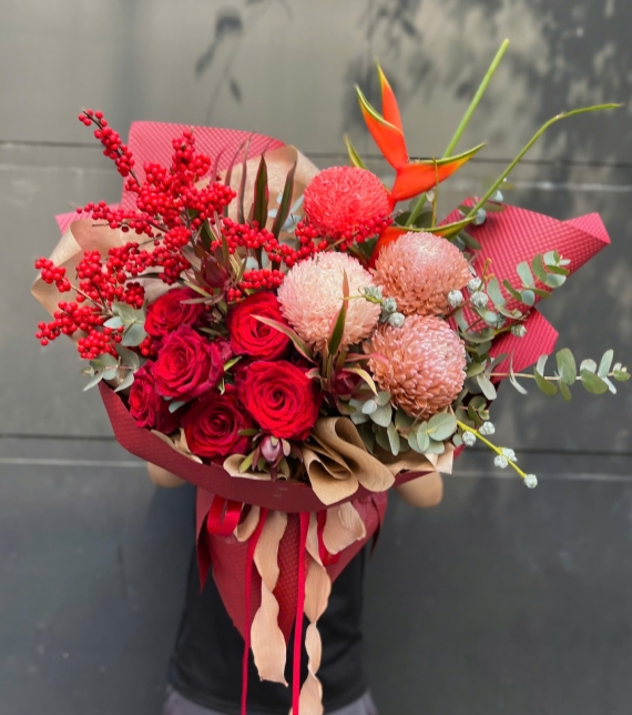 Bó hoa Tết sum  vầy 02