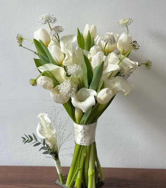 Hoa cưới Tulip & Calla Lily nhập khẩu 02
