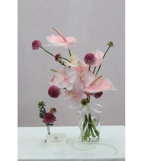 Bó hoa cô dâu Pearl Blush