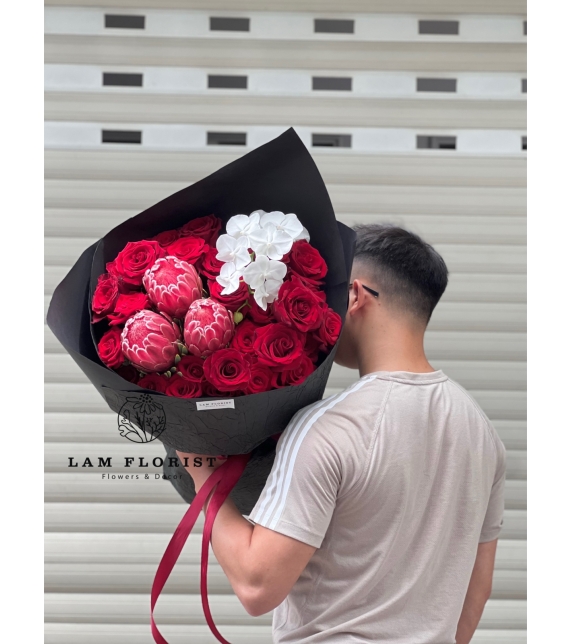 Bó hoa Đỏ sang trọng