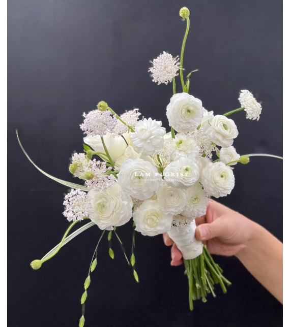 Hoa Cô Dâu “Tinh Khôi” – Mao Lương Mix Thuý Châu