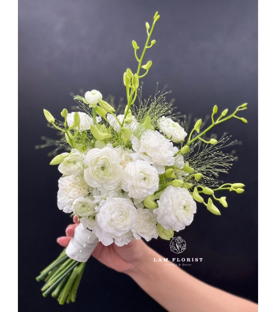 Hoa cưới “Whisper of Pure Love” – Sắc trắng tinh khôi