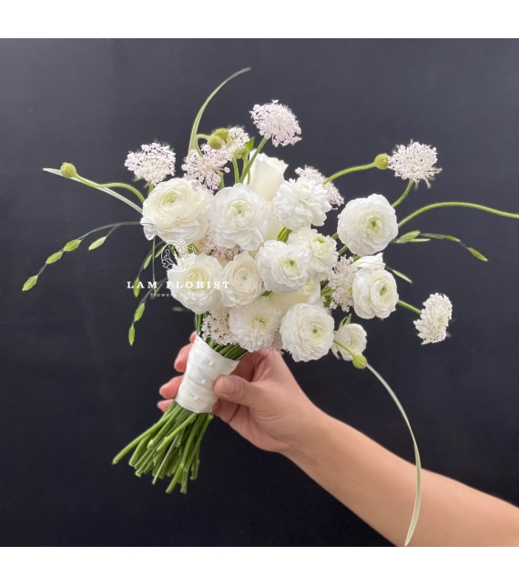 Hoa Cô Dâu “Tinh Khôi” – Mao Lương Mix Thuý Châu