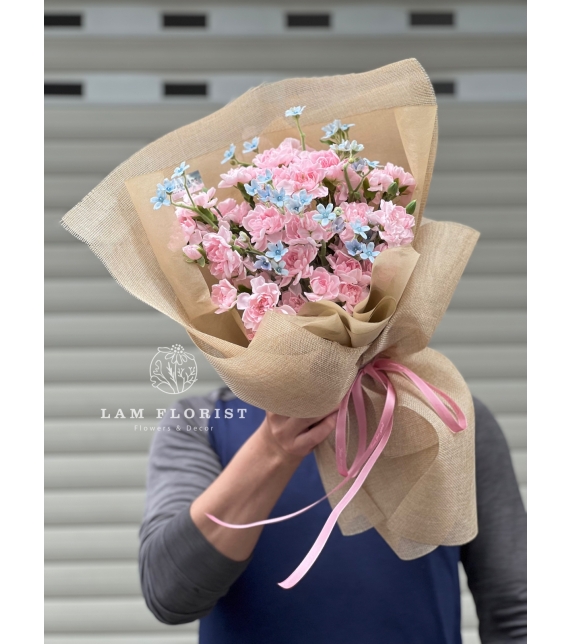 Bó hoa Mây Hồng Nhỏ Xinh