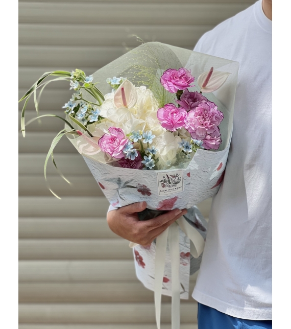 Bó hoa mix nhẹ nhàng