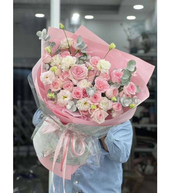 Bó Ohara Hồng thơm dịu