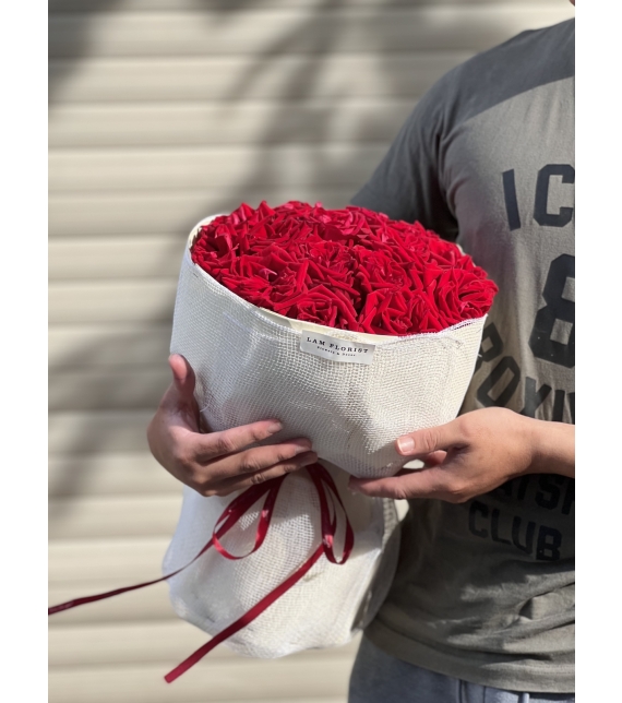 Bó tròn Ohara Đỏ mini