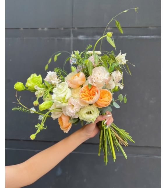 Hoa cưới mix tự nhiên