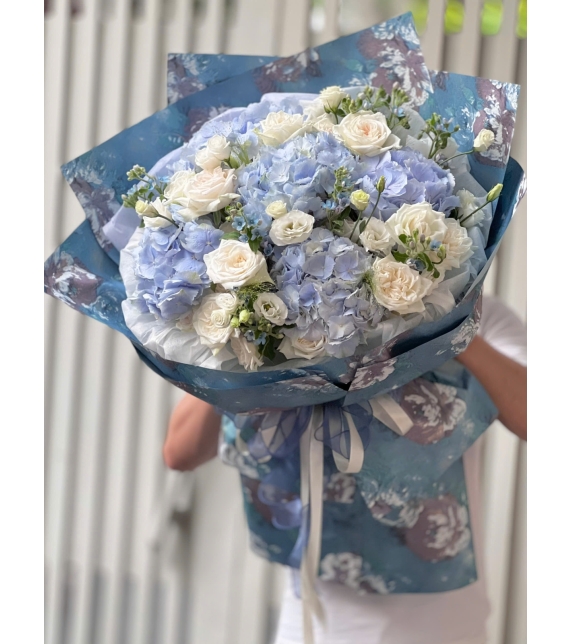 Hoa bó Tú cầu nhập khẩu Hà Lan