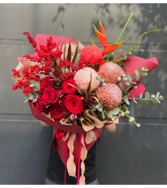 Bó hoa Tết sum  vầy 02