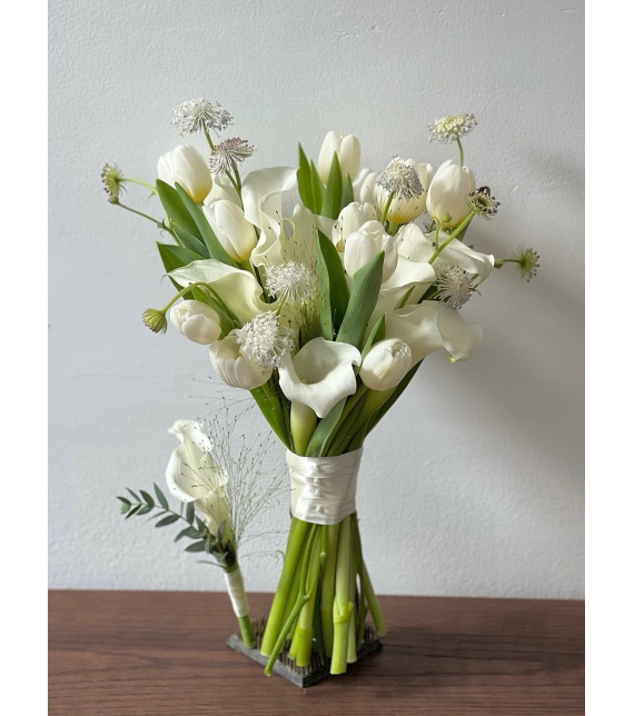 Hoa cưới Tulip & Calla Lily nhập khẩu 02